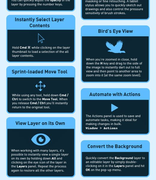 8 Must Know Photoshop Tips & Tricks - Best Infographics